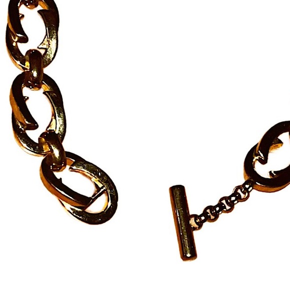 Authentic Gucci Tom Ford Gold Plated Rare GG Chunky Link Choker - Picture 7 of 9